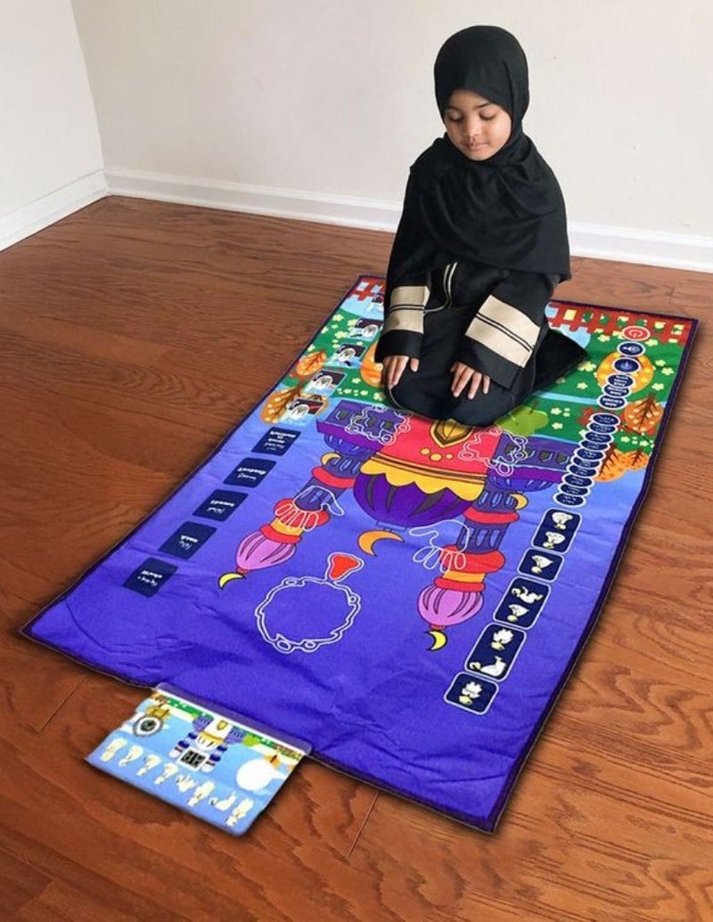 SUNDUS Educational Prayer Mat for Kids – Talking Prayer Mat with 36 Interactive Touch Buttons - Image 5
